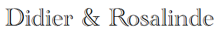 Logo Didier & Rosalinde